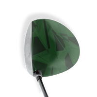Driver Right Handed Sharp Elite Green Vinyl Wrap Skin