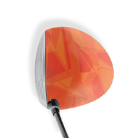 Driver Right Handed Sharp Elite Orange Vinyl Wrap Skin