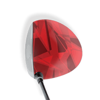 Driver Right Handed Sharp Elite Red Vinyl Wrap Skin