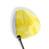 Driver Right Handed Sharp Elite Yellow Vinyl Wrap Skin