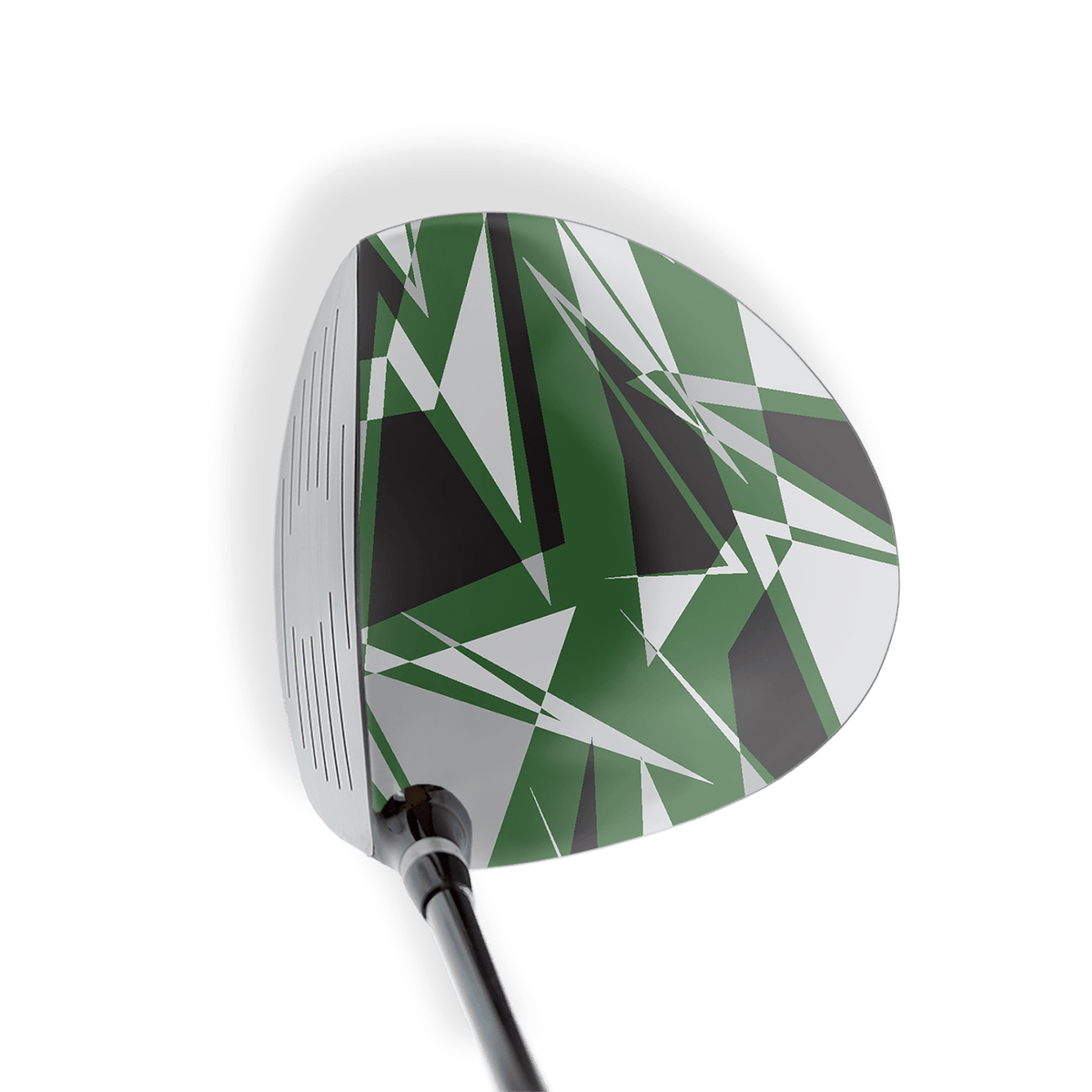 Driver Right Handed Sharp Green Tiger Vinyl Wrap Skin