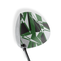 Driver Right Handed Sharp Green Tiger Vinyl Wrap Skin