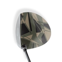 Driver Right Handed Sharp Militant Green Vinyl Wrap Skin