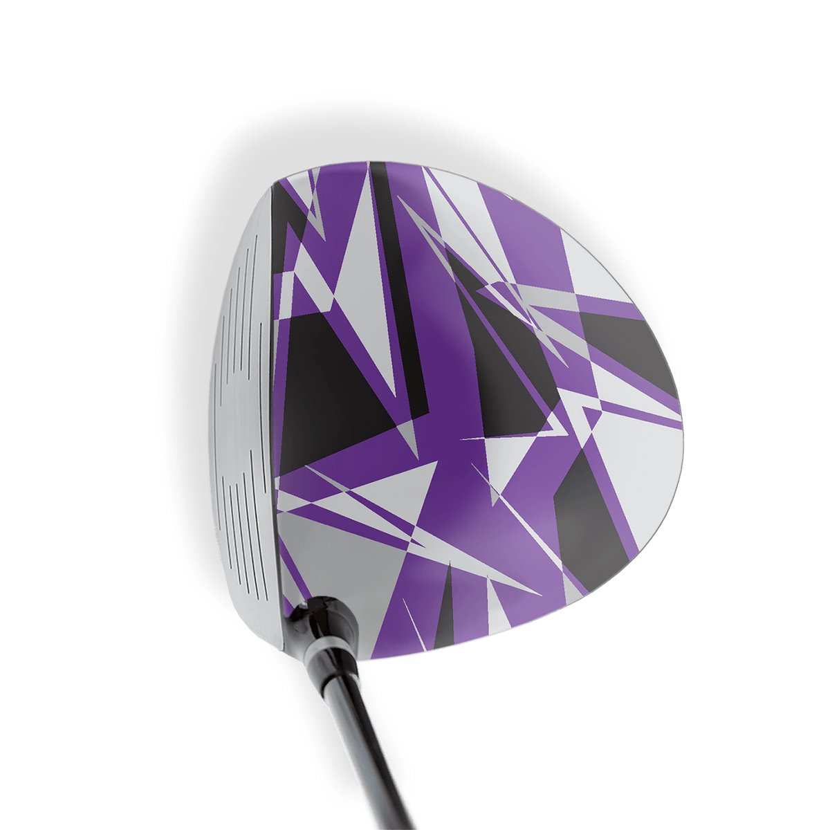 Driver Right Handed Sharp Purple Tiger Vinyl Wrap Skin