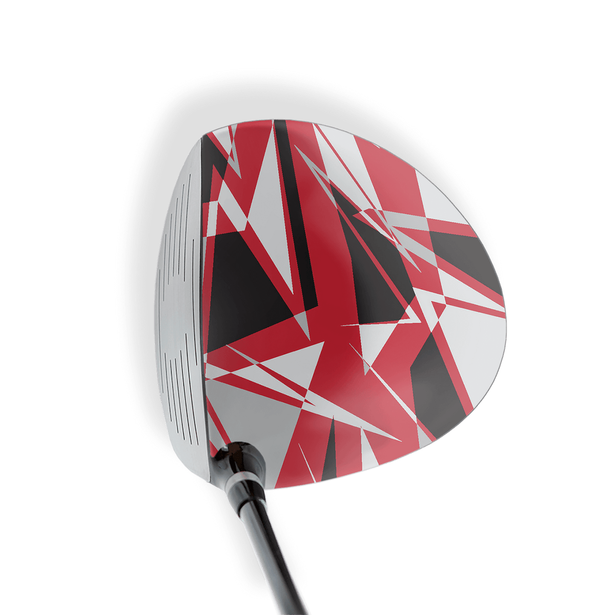 Driver Right Handed Sharp Red Tiger Vinyl Wrap Skin