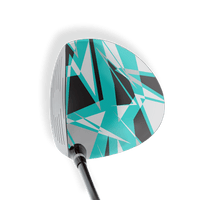Driver Right Handed Sharp Tiffany Blue Tiger Vinyl Wrap Skin