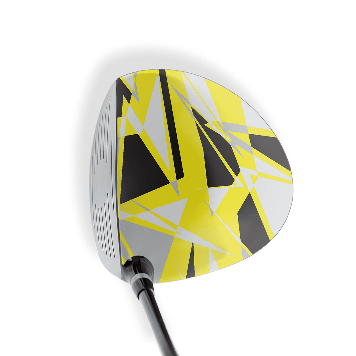 Driver Right Handed Sharp Yellow Tiger Vinyl Wrap Skin