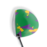 Driver Right Handed Shattered Mardi Gras Vinyl Wrap Skin