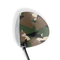 Driver Right Handed Shattered Woodland Vinyl Wrap Skin