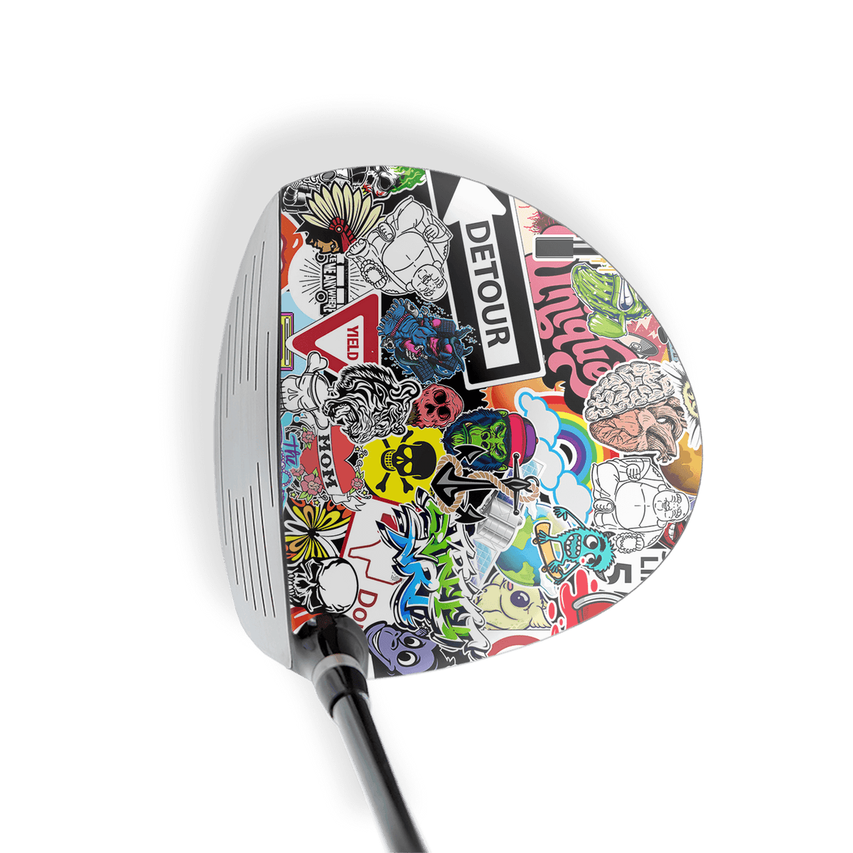Driver Right Handed Sticker Bomb Color Vinyl Wrap Skin