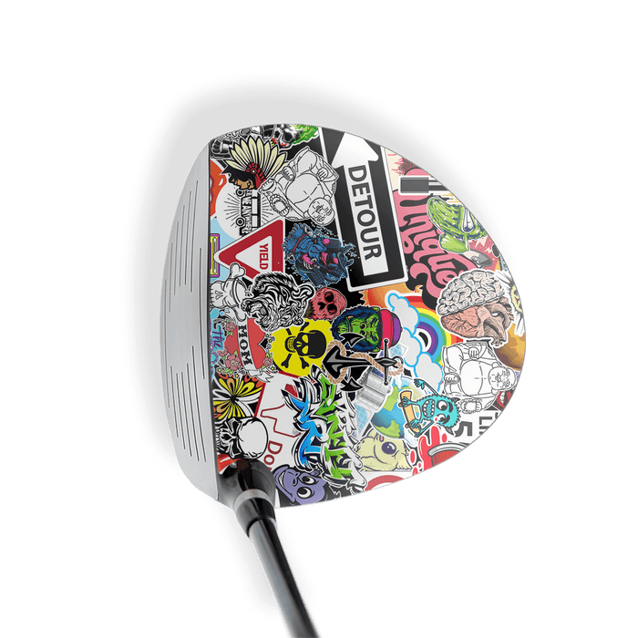 Driver Right Handed Sticker Bomb Color Vinyl Wrap Skin