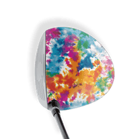 Driver Right Handed Tie Dye Clementine Kiss Vinyl Wrap Skin