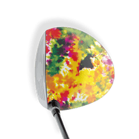 Driver Right Handed Tie Dye Flower Child Vinyl Wrap Skin