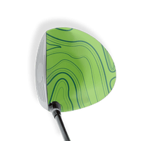 Driver Right Handed Topographic Green Vinyl Wrap Skin