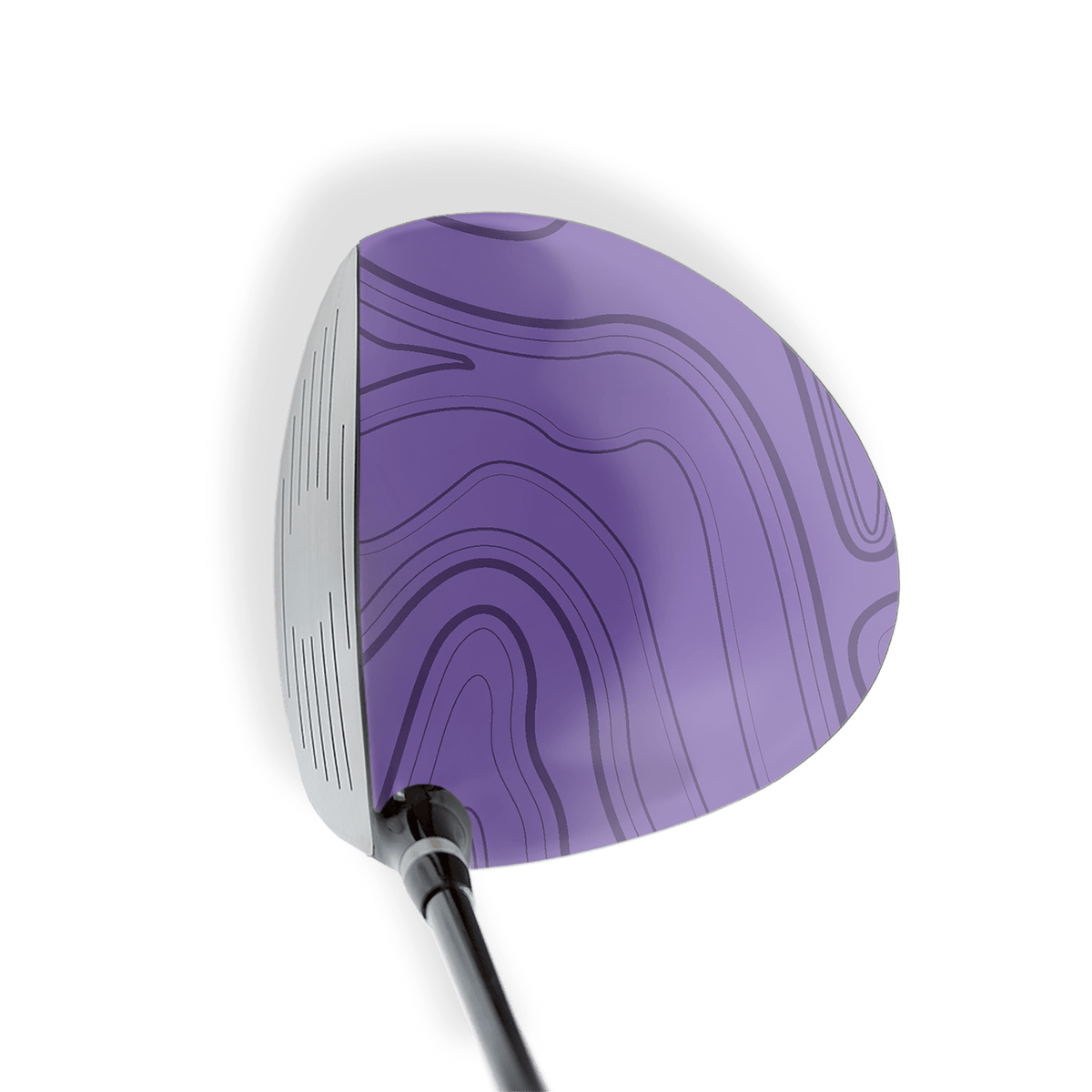 Driver Right Handed Topographic Purple Vinyl Wrap Skin