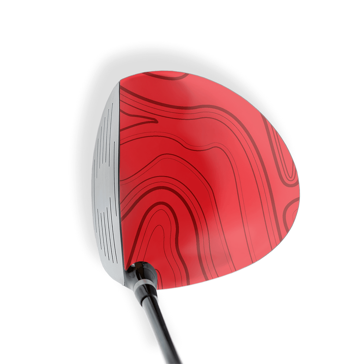 Driver Right Handed Topographic Red Vinyl Wrap Skin