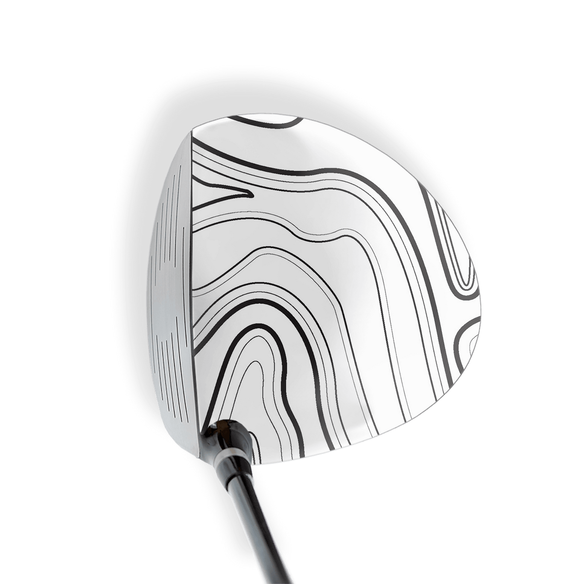 Driver Right Handed Topographic White Vinyl Wrap Skin