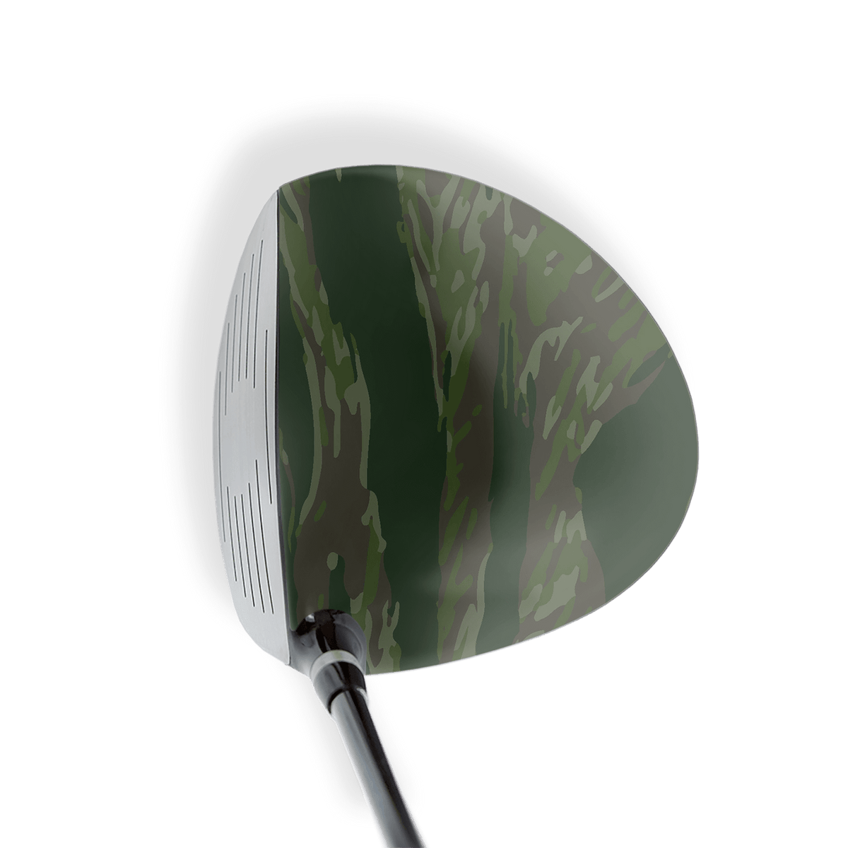 Driver Right Handed Vietnam Tiger Stripe Army Dark Green Vinyl Wrap Skin