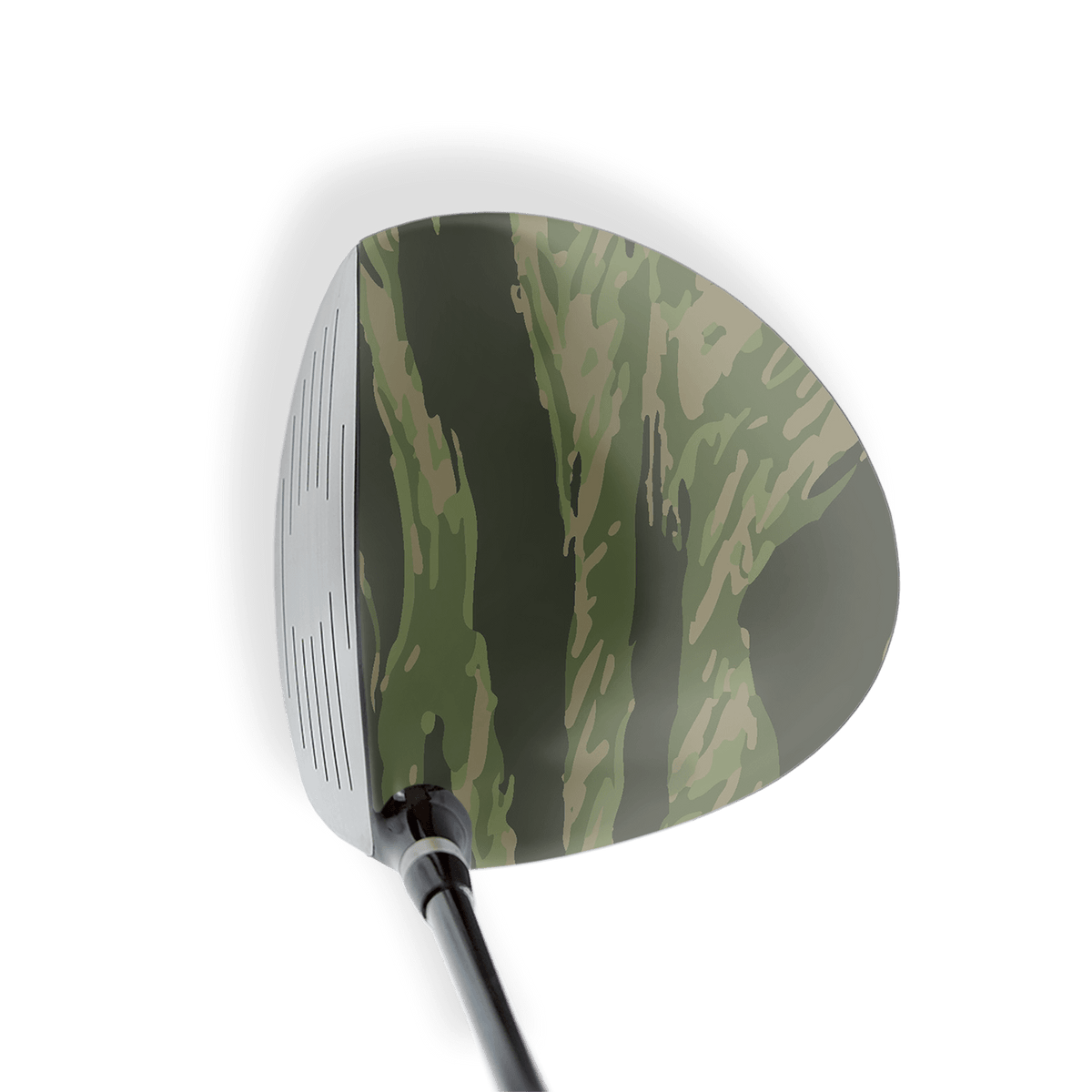 Driver Right Handed Vietnam Tiger Stripe Army Green Vinyl Wrap Skin