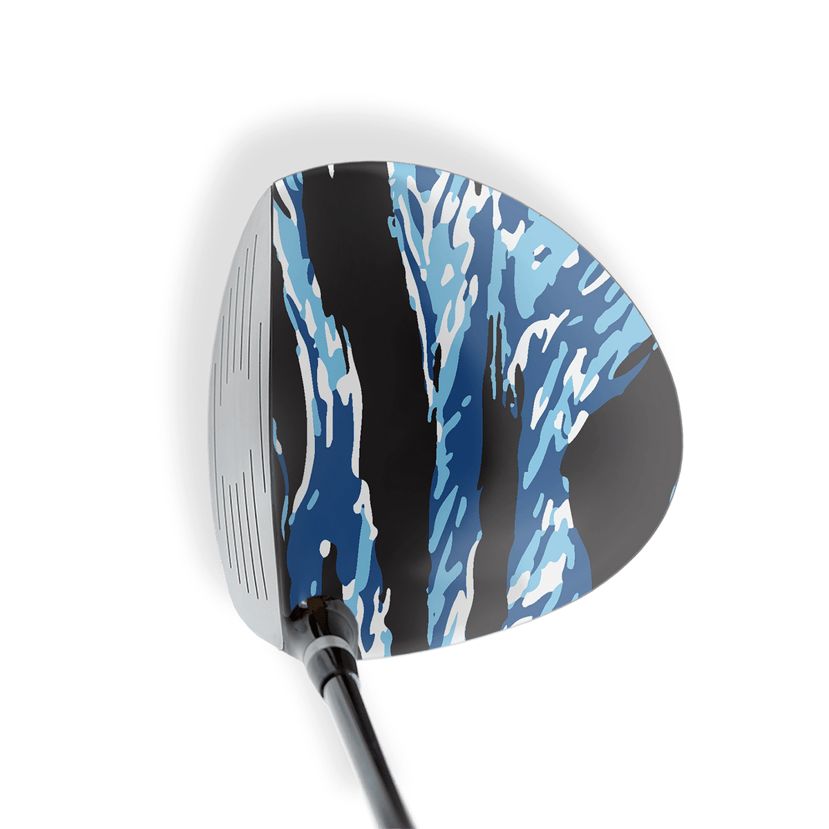 Driver Right Handed Vietnam Tiger Stripe Baby Blue Vinyl Wrap Skin