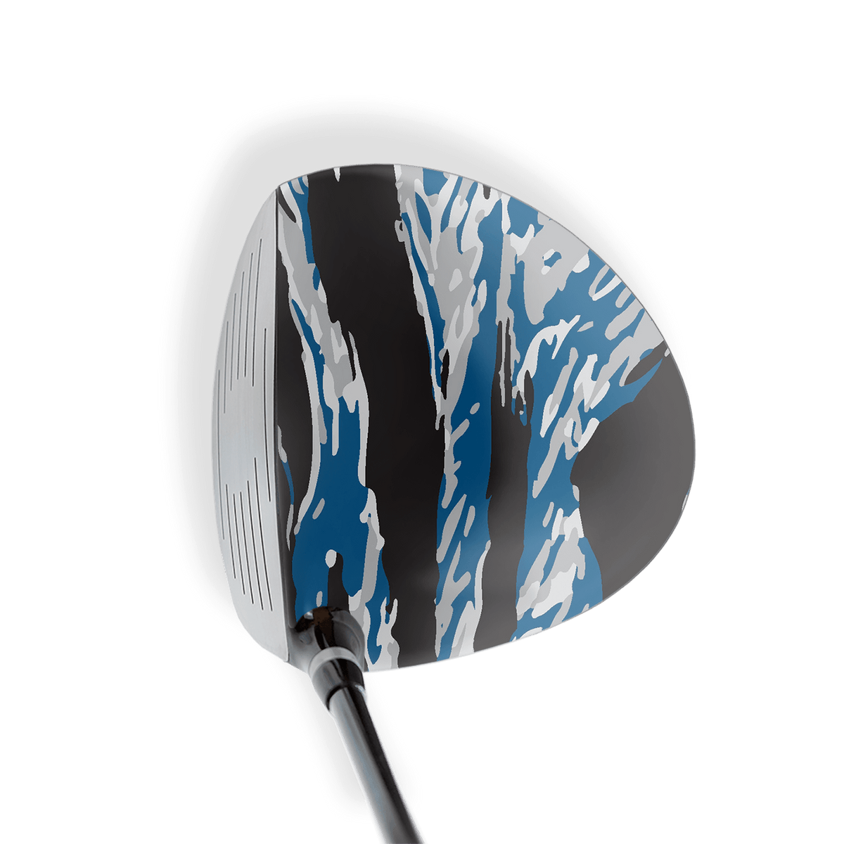 Driver Right Handed Vietnam Tiger Stripe Blue Tiger Vinyl Wrap Skin