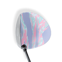 Driver Right Handed Vietnam Tiger Stripe Cotton Candy Vinyl Wrap Skin