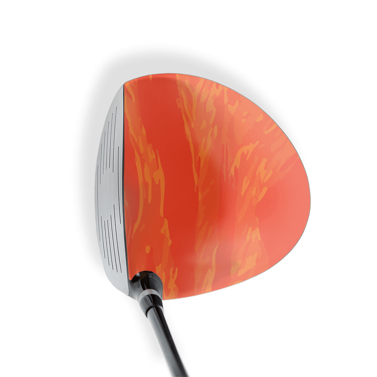 Driver Right Handed Vietnam Tiger Stripe Elite Orange Vinyl Wrap Skin
