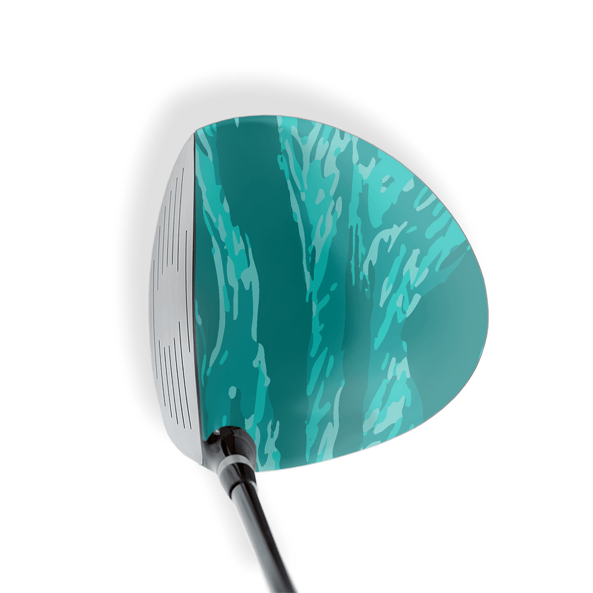 Driver Right Handed Vietnam Tiger Stripe Elite Tiffany Blue Vinyl Wrap Skin