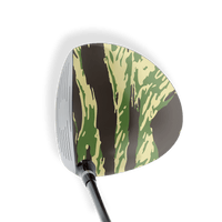 Driver Right Handed Vietnam Tiger Stripe Jungle Vinyl Wrap Skin