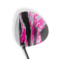 Driver Right Handed Vietnam Tiger Stripe Magenta Tiger Vinyl Wrap Skin