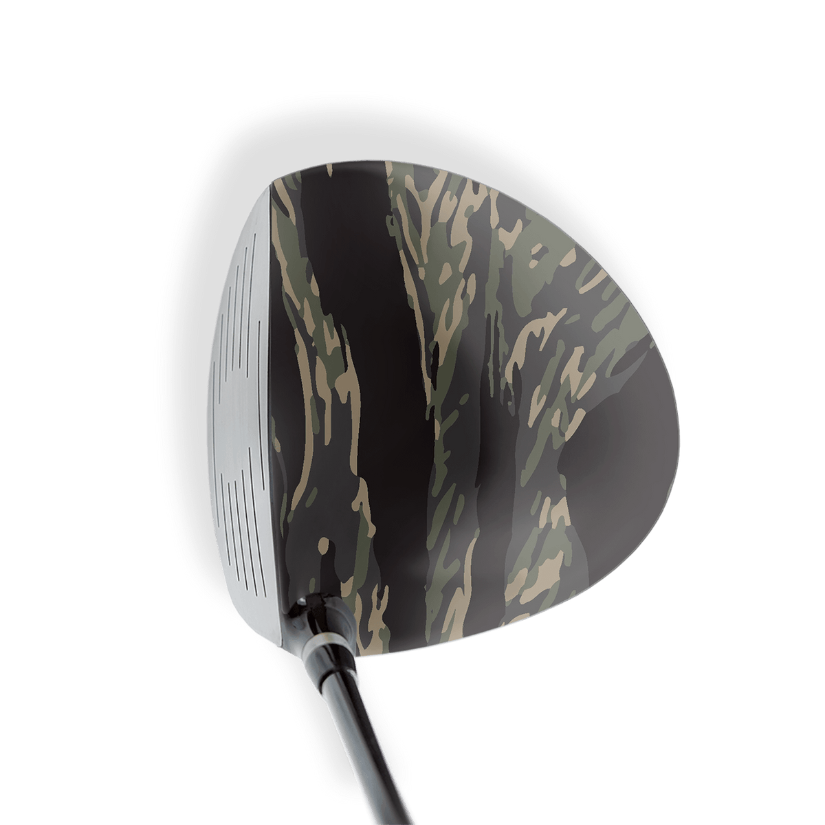 Driver Right Handed Vietnam Tiger Stripe Militant Charcoal Vinyl Wrap Skin