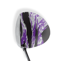 Driver Right Handed Vietnam Tiger Stripe Purple Tiger Vinyl Wrap Skin