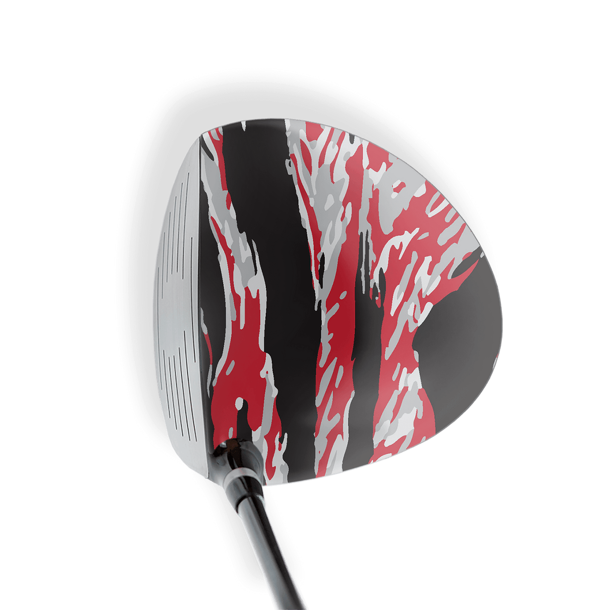 Driver Right Handed Vietnam Tiger Stripe Red Tiger Vinyl Wrap Skin