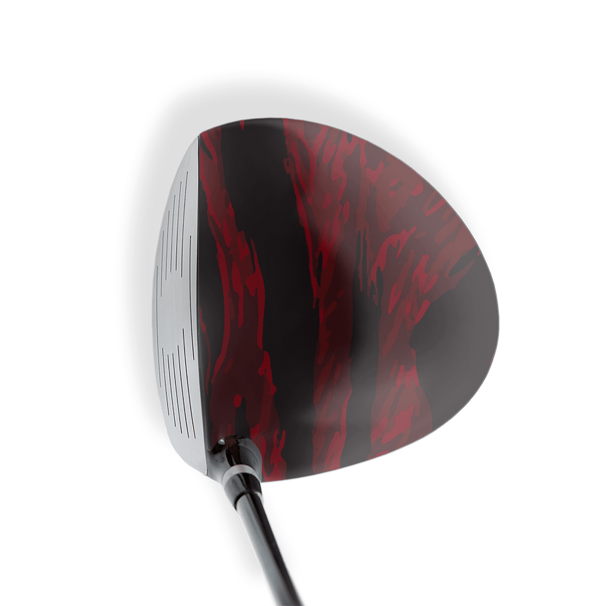 Driver Right Handed Vietnam Tiger Stripe Vampire Red Vinyl Wrap Skin