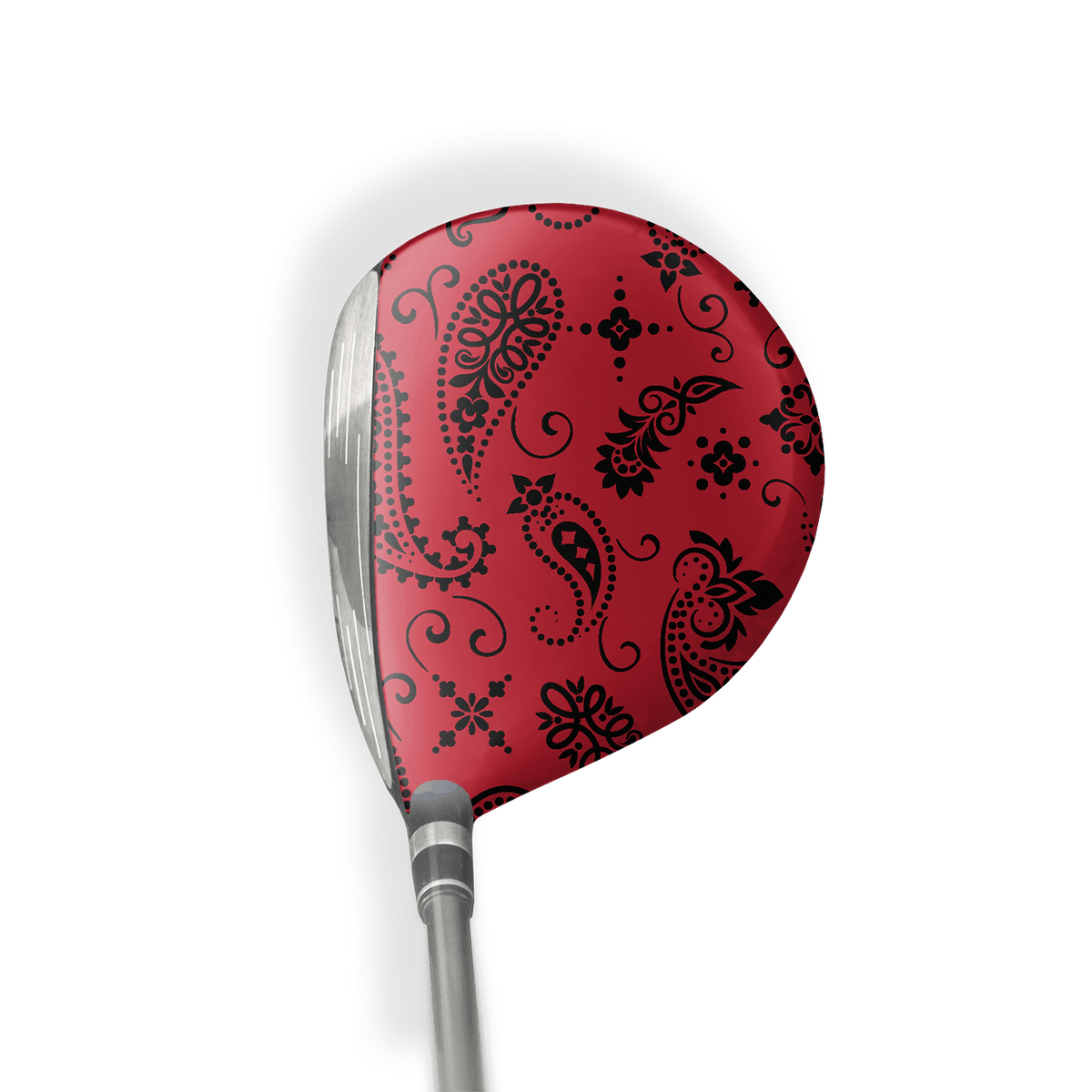 Fairway Wood / Hybrid Right Handed Bandana Red & Black Vinyl Wrap Skin