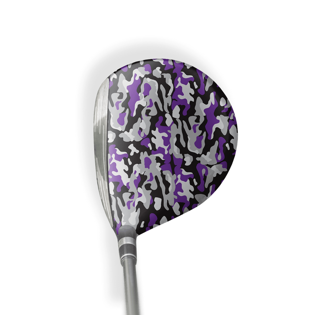 Fairway Wood / Hybrid Right Handed Classic Purple Tiger Vinyl Wrap Skin