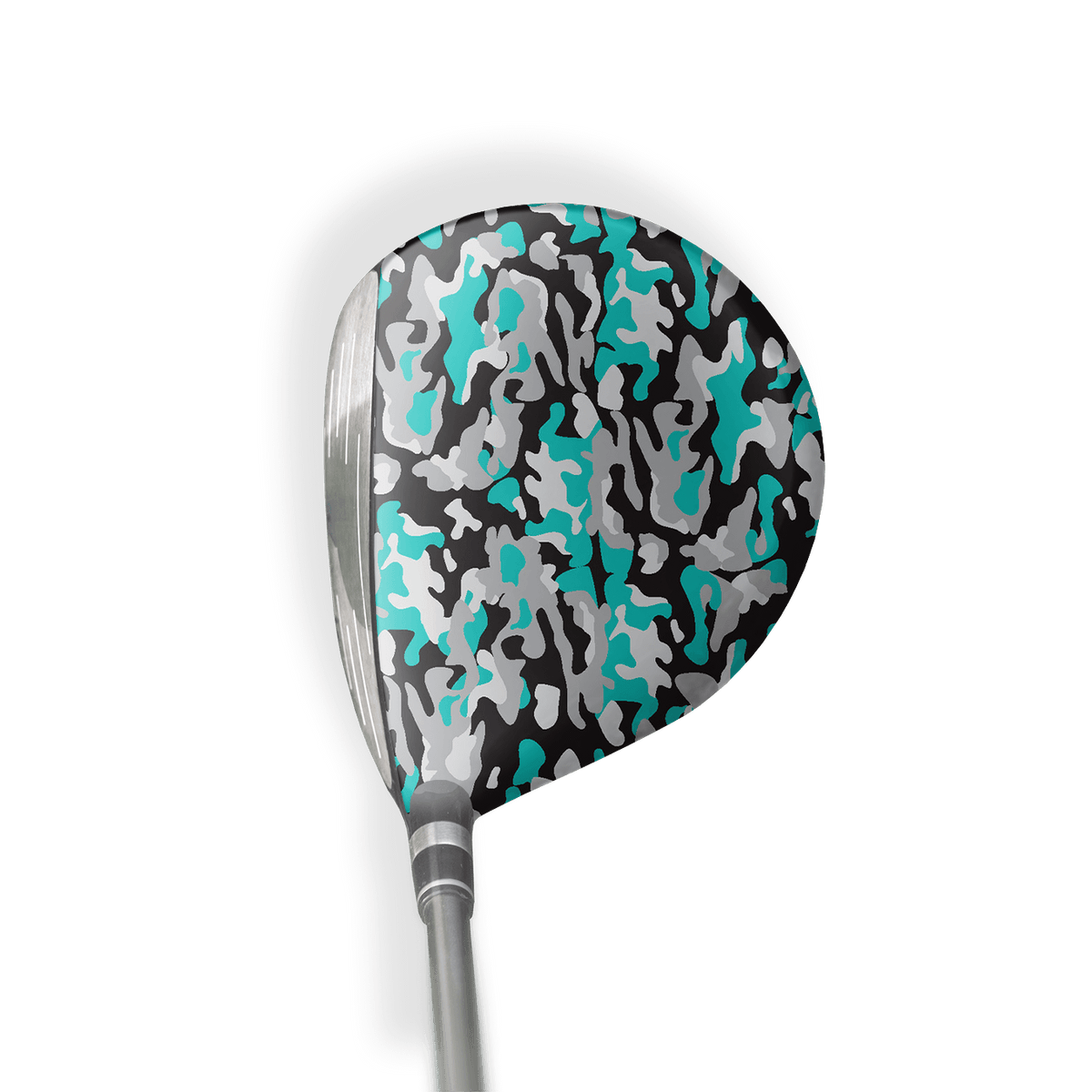 Fairway Wood / Hybrid Right Handed Classic Tiffany Blue Tiger Vinyl Wrap Skin