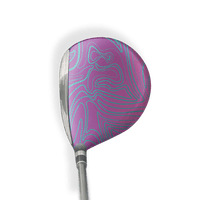 Fairway Wood / Hybrid Right Handed Damascus Aurora Vinyl Wrap Skin