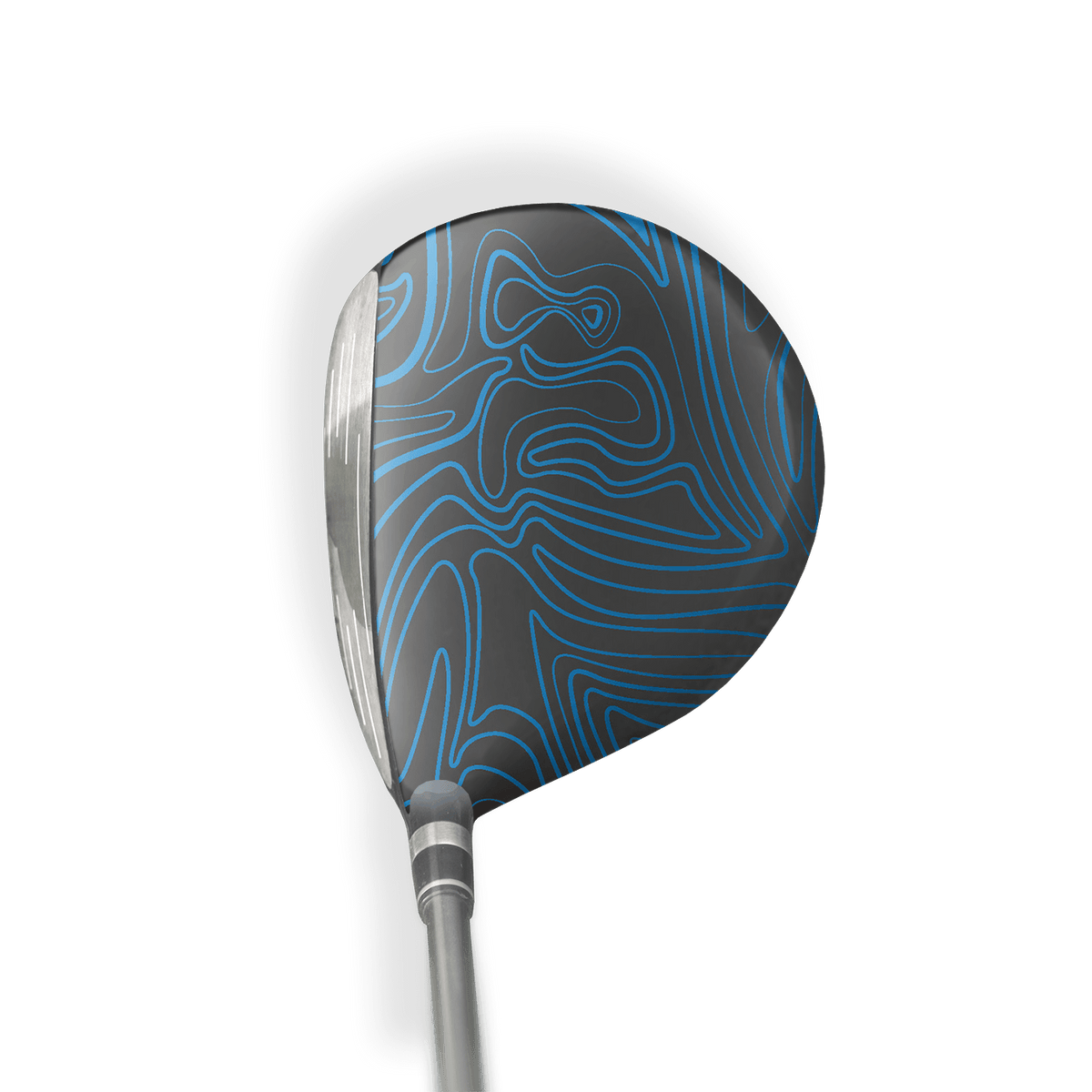 Fairway Wood / Hybrid Right Handed Damascus Blue Vinyl Wrap Skin