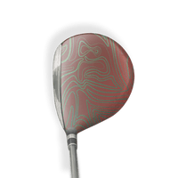 Fairway Wood / Hybrid Right Handed Damascus Fiesta Vinyl Wrap Skin