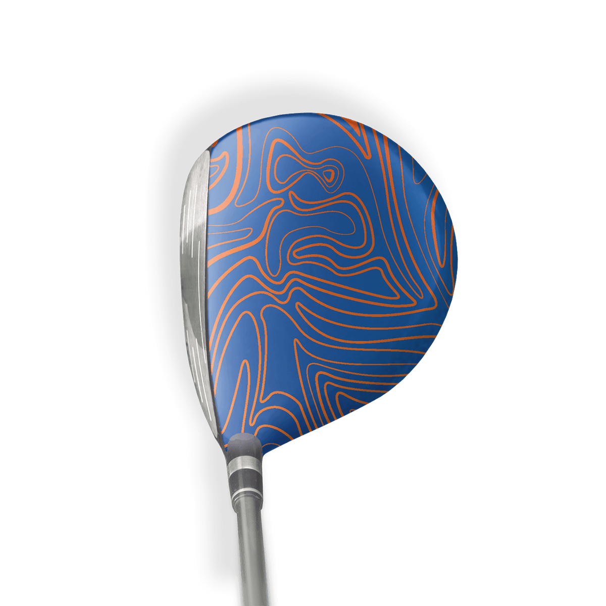 Fairway Wood / Hybrid Right Handed Damascus Fire And Ice Vinyl Wrap Skin