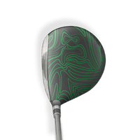 Fairway Wood / Hybrid Right Handed Damascus Green Vinyl Wrap Skin