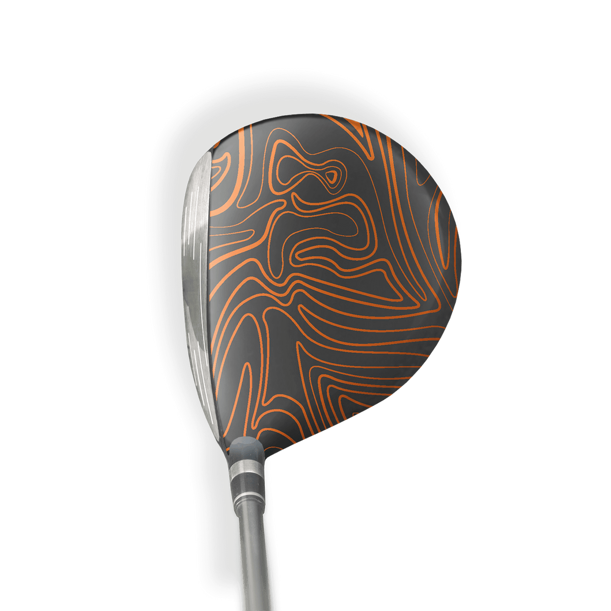 Fairway Wood / Hybrid Right Handed Damascus Orange Vinyl Wrap Skin
