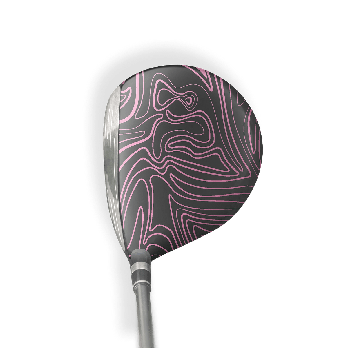 Fairway Wood / Hybrid Right Handed Damascus Pink Vinyl Wrap Skin