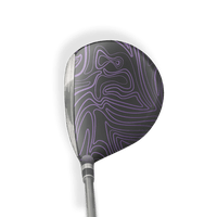 Fairway Wood / Hybrid Right Handed Damascus Purple Vinyl Wrap Skin