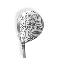 Fairway Wood / Hybrid Right Handed Damascus White Vinyl Wrap Skin