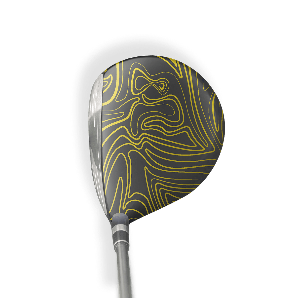 Fairway Wood / Hybrid Right Handed Damascus Yellow Vinyl Wrap Skin