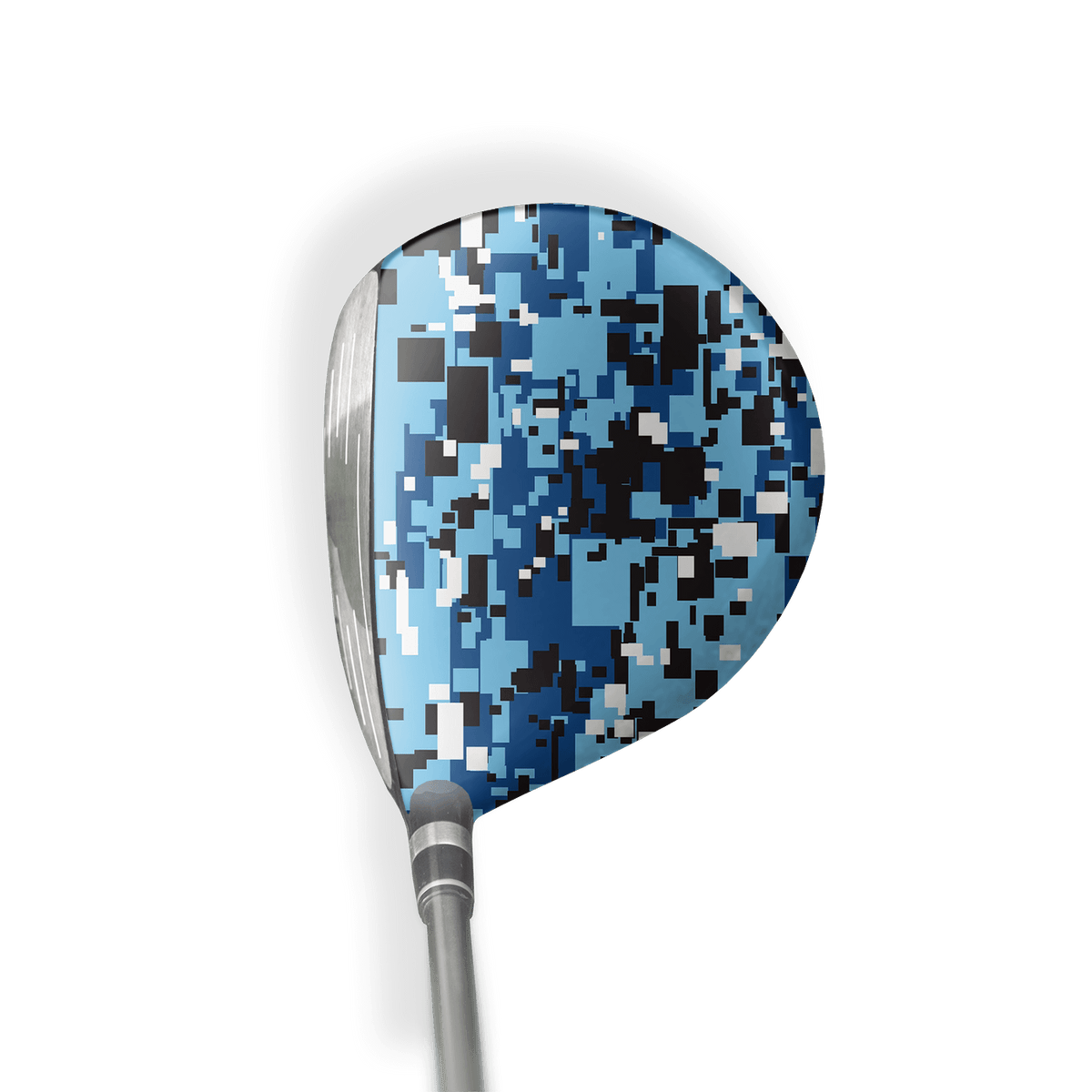 Fairway Wood / Hybrid Right Handed Digital Baby Blue Vinyl Wrap Skin