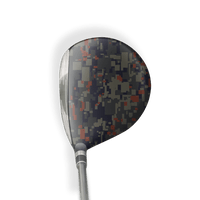 Fairway Wood / Hybrid Right Handed Digital Blue Copper Vinyl Wrap Skin