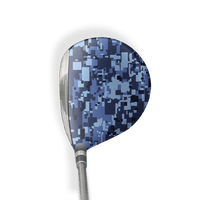 Fairway Wood / Hybrid Right Handed Digital Blue Urban Night Vinyl Wrap Skin